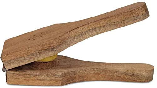 Solid Wood Manual Lemon Lime Squeezer, Wooden Premium Quality Handmade Hand Juicer