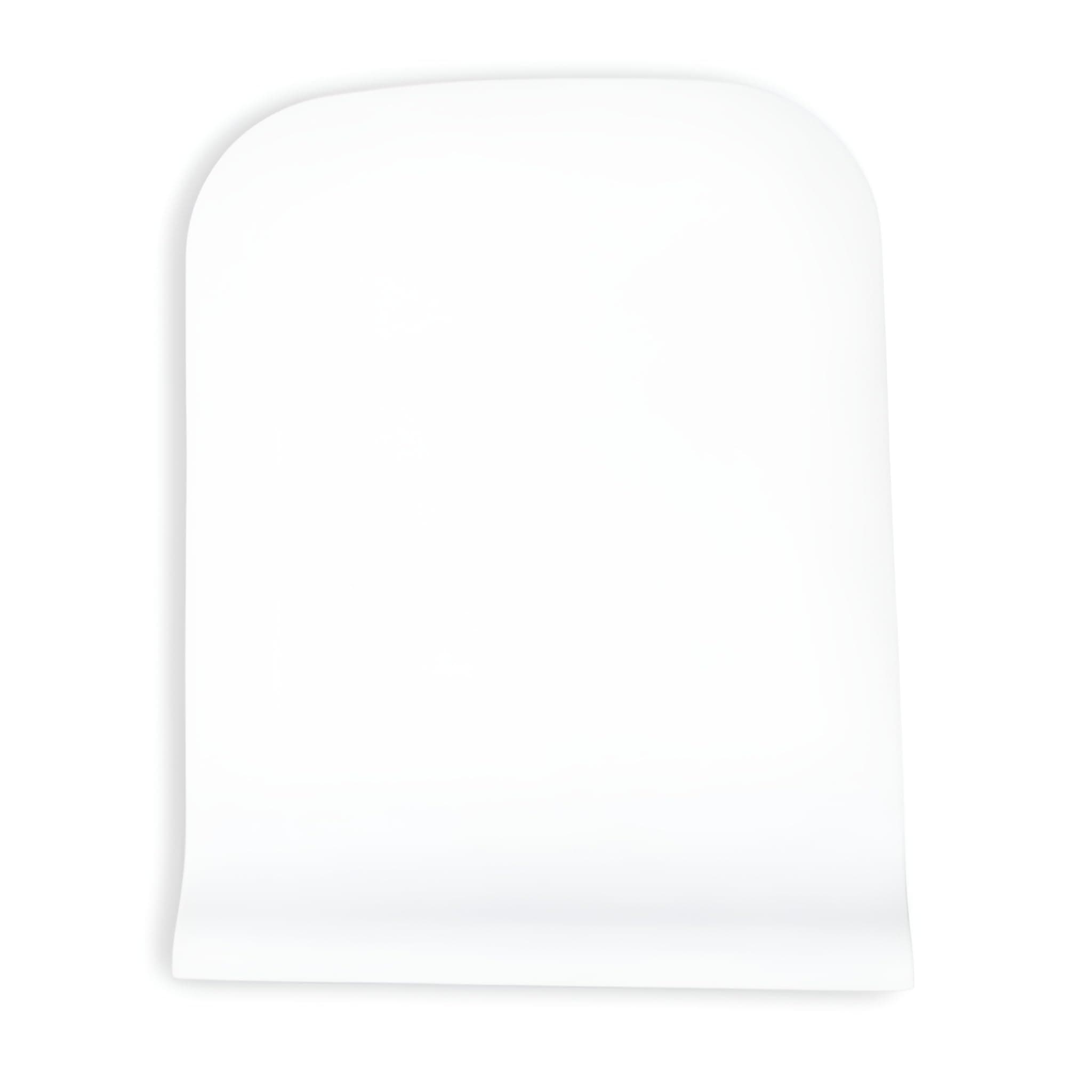 ELEGANT CASA-Toilet Seat Cover Rectangle Shape PP Commode Cover Easy Installation Stable Hinges Prevent Shifting Soft-Closing Colour White Sleek Design A-21 Size 45x35 Hinge Hole Distance 13-18 Cm