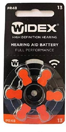hearing aid battery Size 13 (PR48) (1 Packet = 6 batteries)