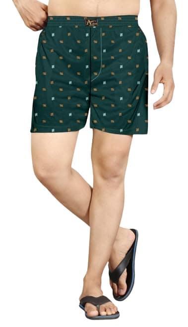 Hook Fit Men's Cotton Printed Boxers Shorts