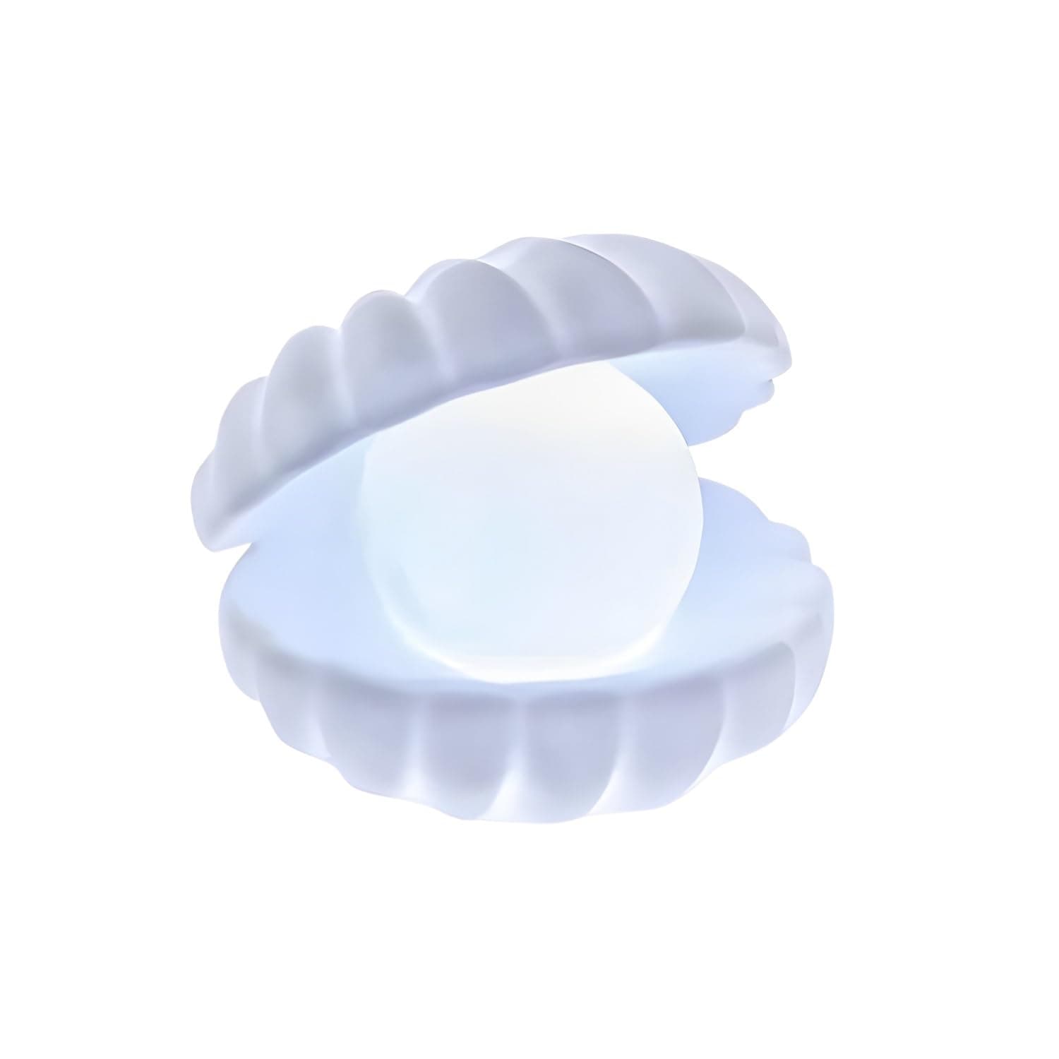 MeeTo Beach Themed Pearl Shell Lamp, Bedside LED Ocean Nightlight Mermaid Fairy Clamshell Portable Lights for Bar, Home Decoration, Birthday, Christmas Gift, Desk Ornament, Random Color, Pc1