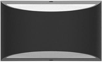 Aipsun Indoor Black Modern LED Wall Sconce Interior Wall Lights Set of 2 Hardwired Up and Down Wall Mount Light for Living Room Bedroom Hallway Corridor Cool White 6000K(with G9 Bulbs)