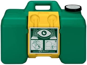 7501, 9-Gallon Cap. Gravity Operated Portable Eyewash - 1 Each