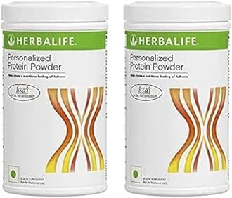 Personalized Protein Powder For Muscles Gain & Weight Loss Plant-Based Protein |400 g, Plain, Pack of 2|