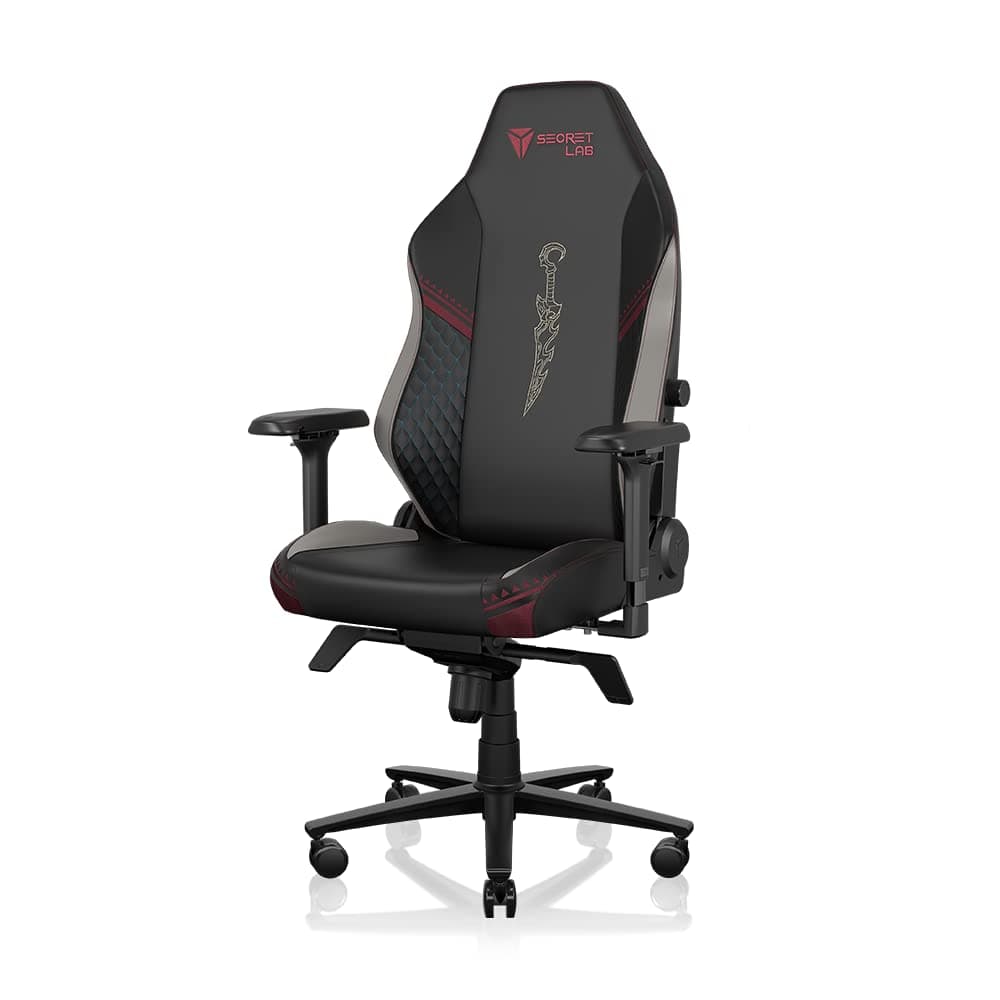 Secretlab TITAN Evo Pyke Gaming Chair - Reclining & Heavy Duty Computer Chair with 4D Armrests - Magnetic Head Pillow & Lumbar Support - Up To 180KG - Black - Leatherette