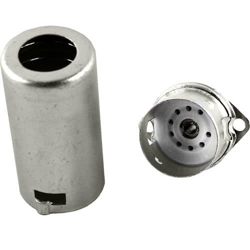 9 Pin Ceramic Vacuum Tube Socket with Aluminum Shield, Solder Mount
