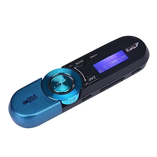 Fullkang USB LCD Screen 16GB Portable Support Flash TF Player MP3 Music FM Radio Blue by Fullkang