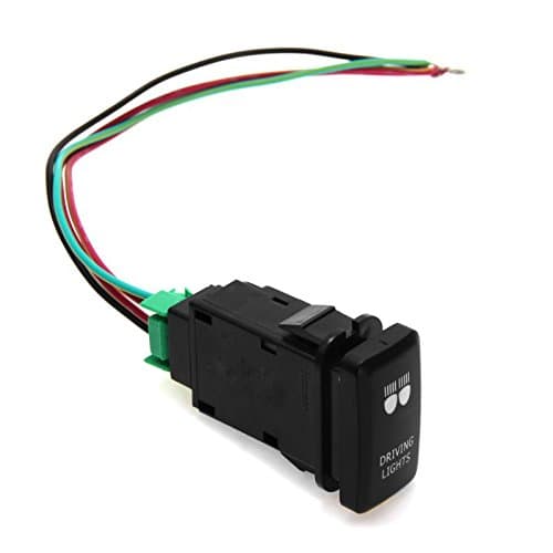 Car Switch for Toyota DC 12V-24V Push Switch Orange Driving Lights For Toyota Landcruiser 79 Series New Model