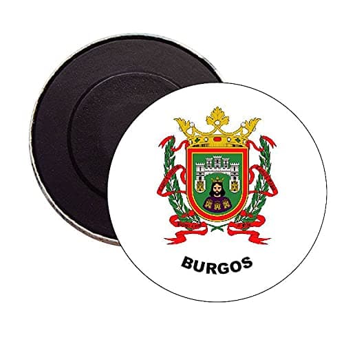 ROUND MAGNET. HERALDIC SHIELD BURGOS - BURGOS