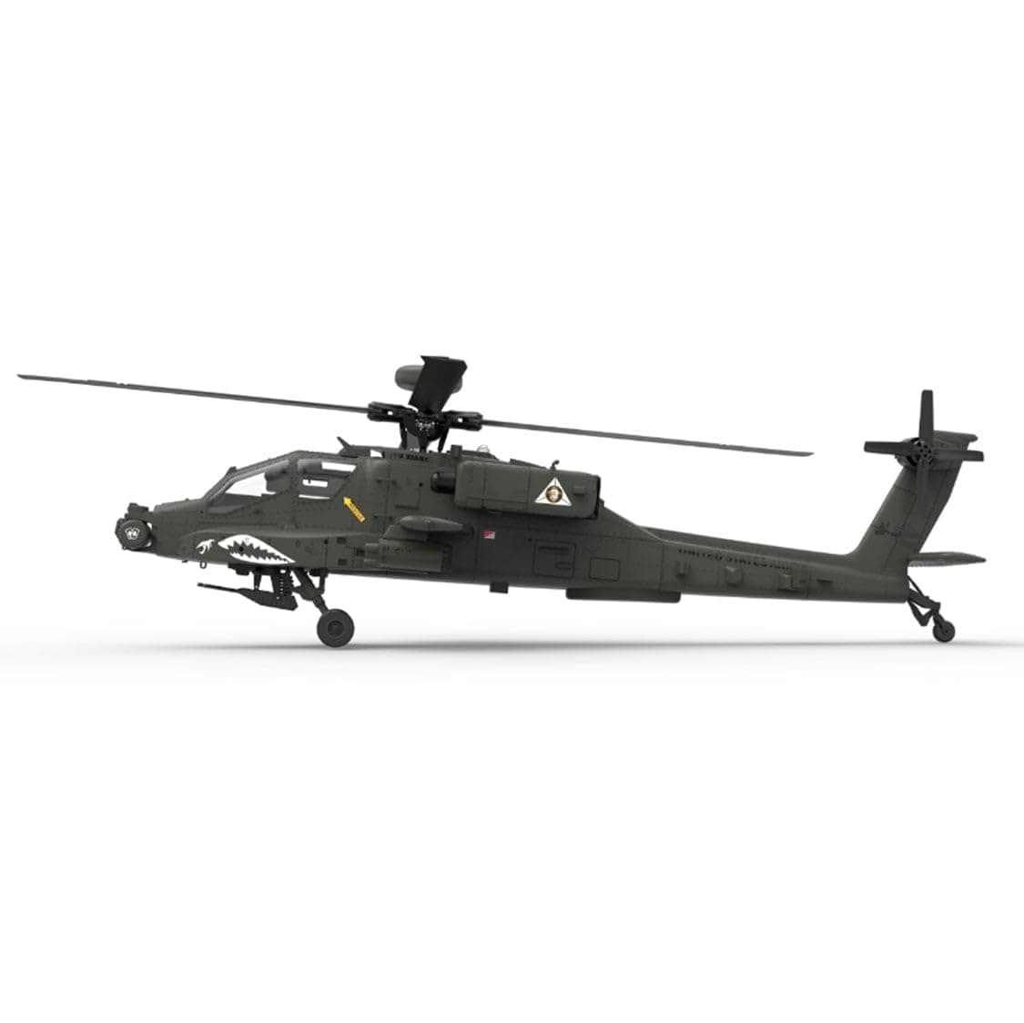 Helidirect Yu Xiang AH64 Scale 3D RC Helicopter Sized 200 - YuXiang F11 Remote Control Helicopter, S-FHSS Protocol Apache RC Electric Helicopters Scale 1/32 for Adults (GPS)