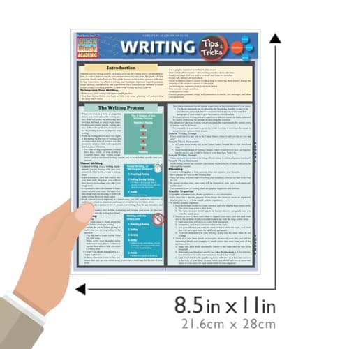 Writing Tips & Tricks: A Quickstudy Laminated Reference Guide