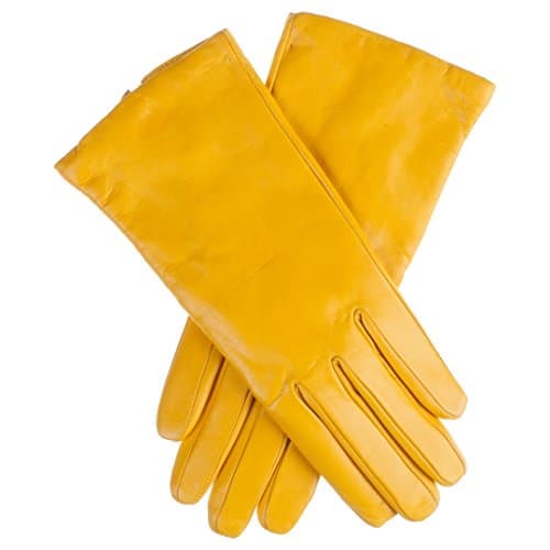 Lundorf Women's Flora Unlined Gloves Danish Design 7.5 Warm yellow