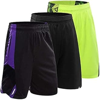 3PCS / Set Men's Running Shorts Quick Dry Running Shorts Basketball Pants Sports Pants (3pcs Short/Set13,XXL)