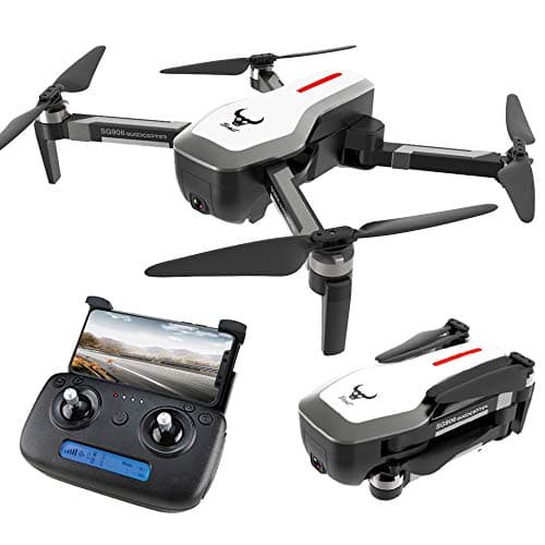 SG906 4K Drone Camera GPS 5G WiFi FPV with 4K Ultra Clear Camera Brushless Selfie Foldable GPS/Optical Flow Positioning Hover RC Drone Quadcopter RTF