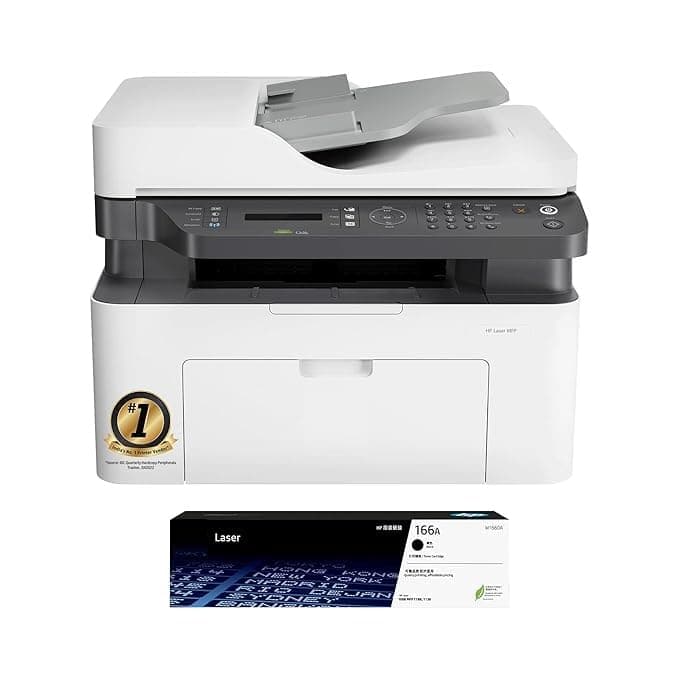 H P L aser MFP 1188Fnw, Wireless, Print, Copy, Scan, Fax, Monochrome Laser Printers, 40-Sheet Adf, Hi-Speed USB 2.0, Ethernet