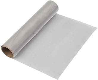 TIMESETL 304 Stainless Steel Woven Wire 80 Mesh - 12"X 40" Filter Screen Sheet Filtration Cloth