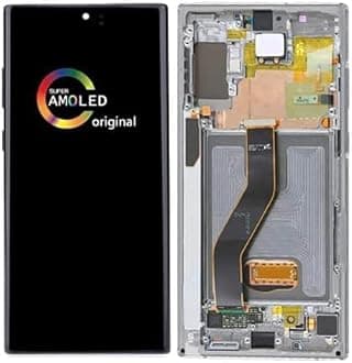 [Cloud Silver Frame] Amoled Digitizer Screen Touch Assembly Replacement LCD Display for Samsung Galaxy note10 Plus 5g n975 n975U n975W SM-n975F SM-n975F/DS by BITANR (Cloud Silver with Frame)