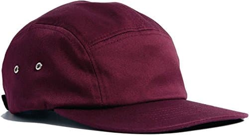 AS Colour Mens Finn Five Panel Cap, Burgundy, OS