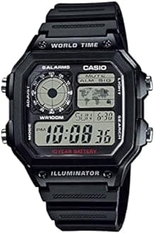 Casio Men's Digital Dial Stainless Steel Band Watch