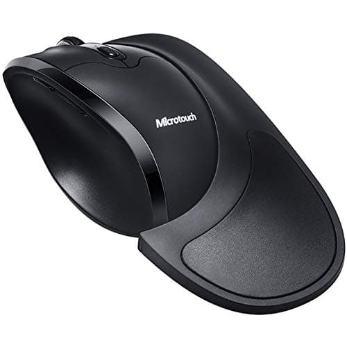 GoldtouchMouse - Ergonomic - Right-Handed - 6 Buttons - Wireless - 2.4 GHz - Black