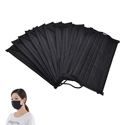STARLIT 10Pcs Non Woven Disposable Fabric Earloop Face Mask Anti-Dust Surgical Medical Earloops Mouth Cover Masks Random Color