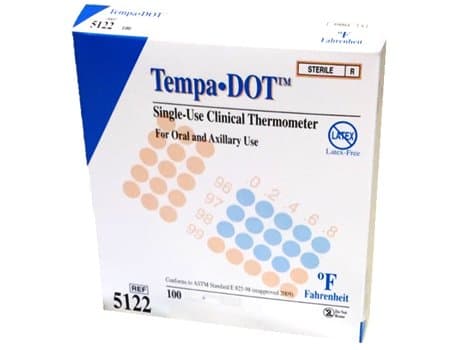 Tempadot Thermometers - Model 5122 - Box Of 100