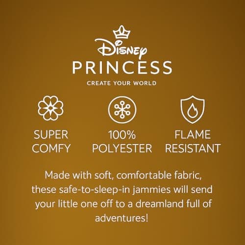 Disney Girl's Princess Fantasy Gown Nightgown