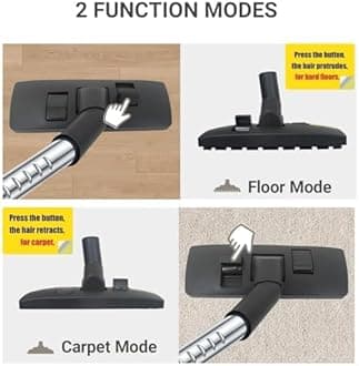 Ez Spares 1 1/4 Inch 32Mm Universal Vacuum Cleaner Euro Floor Brush Head Attachment For And Carpet Combo Tool New Designed To Fit