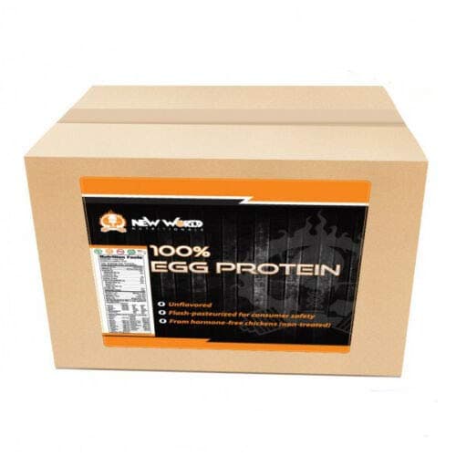 New World Nutritionals 100% Egg-White,Non-GMO,No-Additives, Fat-Free Protein Powder, Bulk Direct,Outrageously Delicious (5 lbs, Unflavored)