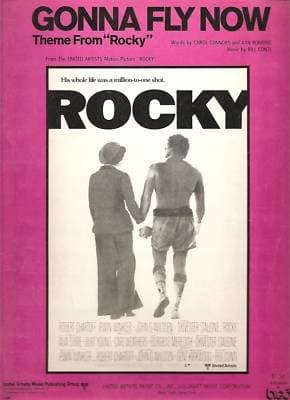Sheet Music Gonna Fly Now Theme from Rocky 71
