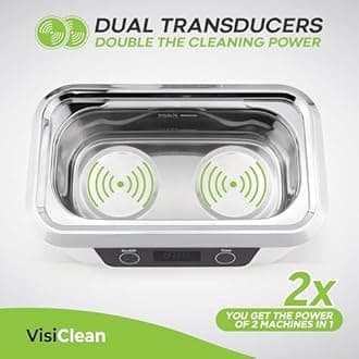 InvisiClean Professional Ultrasonic Cleaner Machine for Jewelry, Diamonds, Eyeglasses, Sunglasses, Dentures, and Rings ââ‚¬â€œ Pro Elite Model IC-2755
