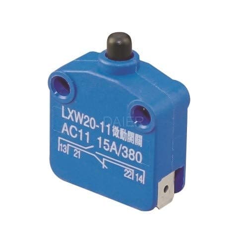Snap Switch, N/O Contact and Opener Double Contact System Device Switch, suitable for: 12 V/24 V/36 V/230 V (Max 400 V)