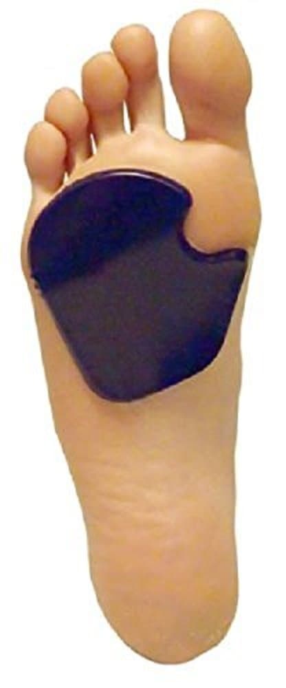Extra Thick Dancers Pads for Sesamoiditis, Right and Left 1/4 Thick, Self Sticking, Re-Usable