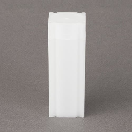 (20) Coinsafe Brand Square White Plastic (Quarter) Size Coin Storage Tube Holders