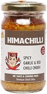 HIMACHILLI Traditional Spicy Garlic & Red Chili Chukh - Pack of 1, (200gm)
