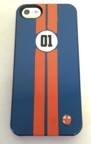 Trexta Snap On Cover for Apple iPhone 5 TX018296 Retro Racer Blue/Orange