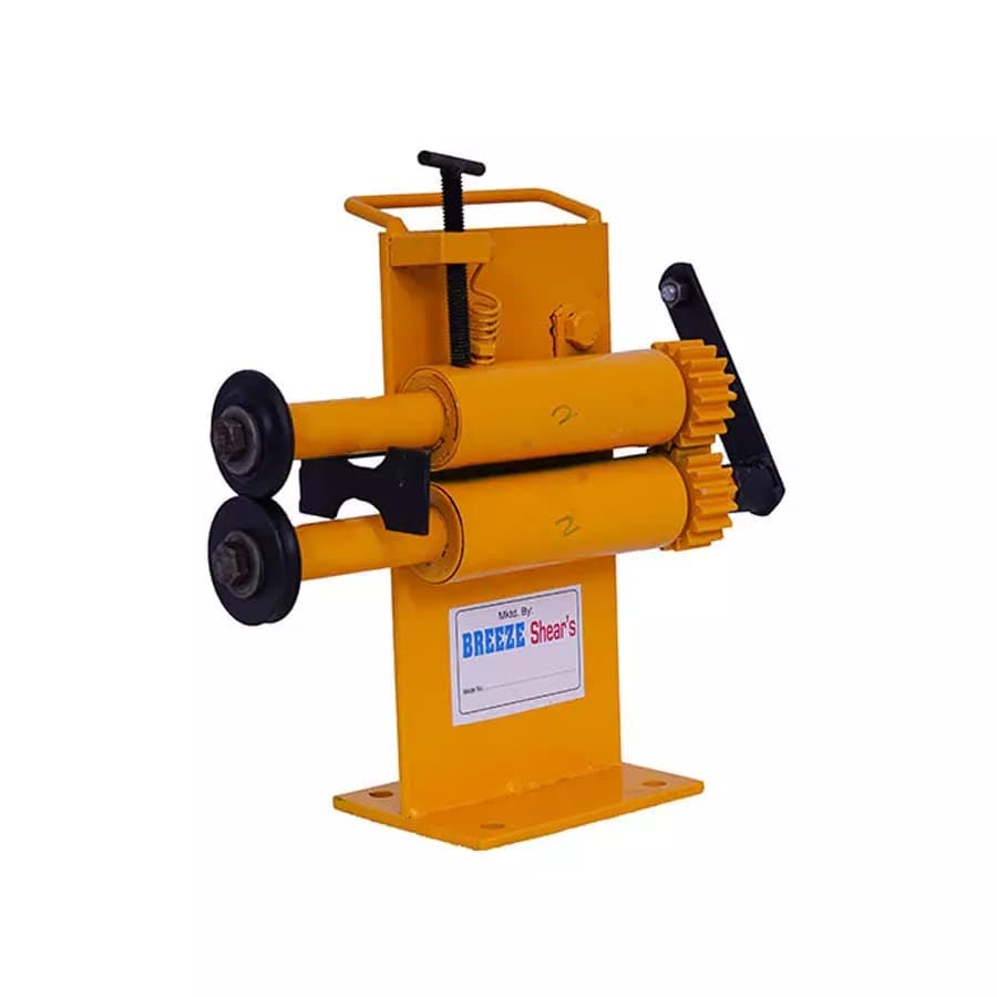 Hand Operated Grooving Machine Lite, Steel Sheets Groove Making Machine with Handle, Blue - Set of 1