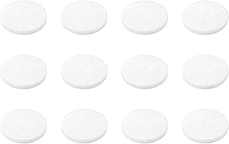 Nispira Disposable Replacement Filters Compatible with Omron Healthcare Filters 1/2" NE-C18 NE-C25 C30FL 9930, 12 Pack White