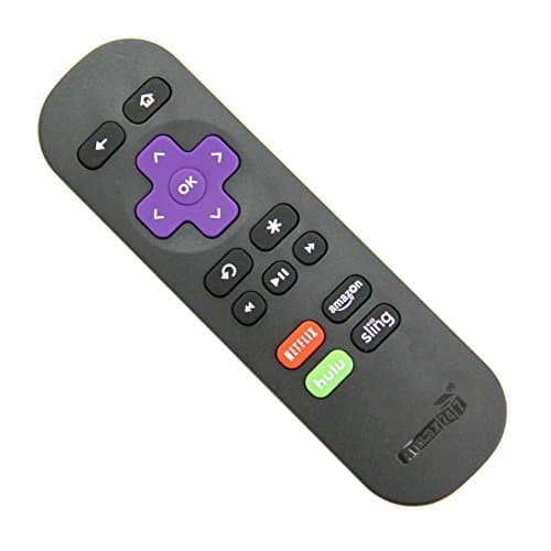 Amaz247 ARC101 Standard IR Replacement Remote for Roku 1, Roku 2, Roku 3, Roku 4 (HD, LT, XS, XD), Roku Express, Roku Premiere, Roku Ultra; DO NOT Support Roku Stick or Roku TV