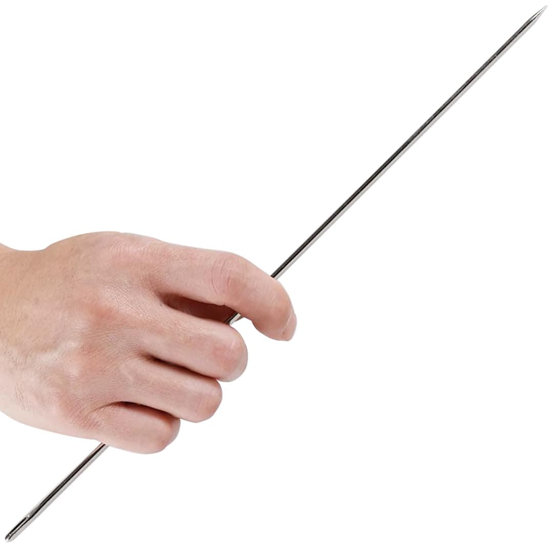 12'' Long Sewing Needles,Professional Upholstery Needle,with Needle Storage Tube