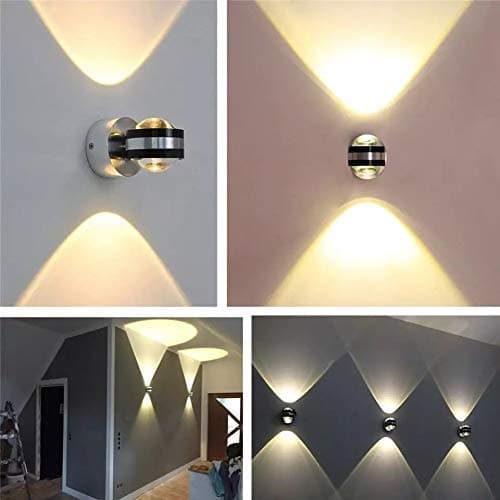 Smartway® - 6 Watts|Crystal Up & Down| Wall Lights for Living Room Modern| Bedroom| Bedside