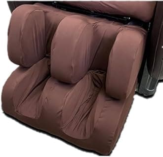 Massage Chair Cover - Full Body Shiatsu Massage Chair Dust Protection Covers, Zero Gravity Recliner Chair Covers Washable Stretch Fabric Universal Massage Chair Slipcovers,Brown,Foot