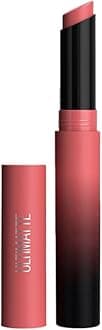 Maybelline New York Lipstick, Matte Finish, Bold Colour, Enriched With Jojoba Oil, Color Sensational Ultimattes, 499 More Blush, 1.7 g