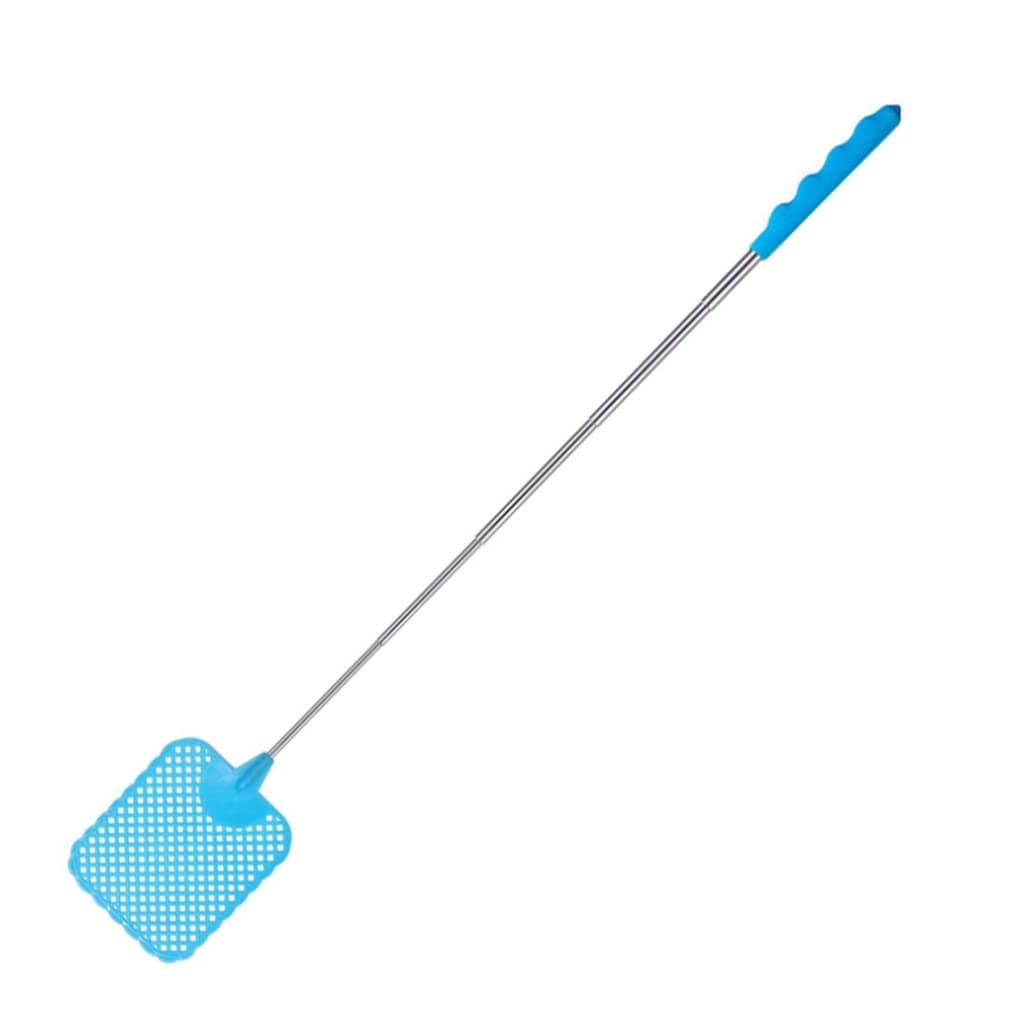 Fly Swatter Replacement Extendable Fly Swatter Flexible Swat Telescopic Handle Practical Random Colorful