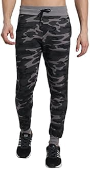 Peppyzone Men's Camouflage Regular Fit Track Pant