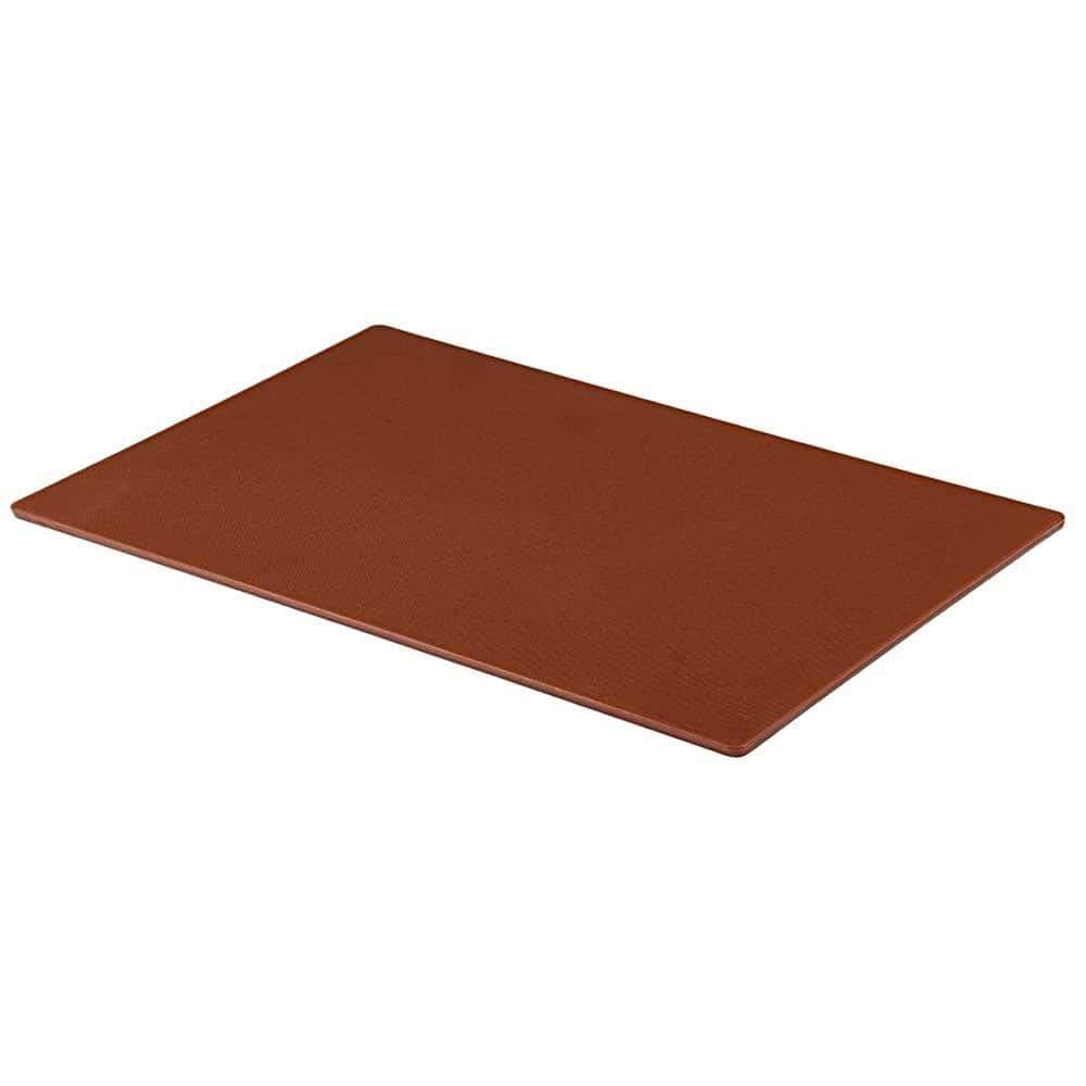 Professional Large Chopping Board Catering Food Prep Cutting Colour Coded Brown