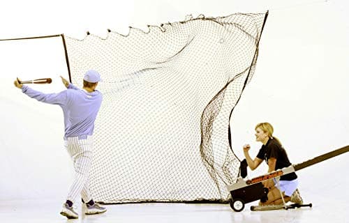The Zip Net Extra Large Sports Backstop Net for Baseball, Soccer, Tennis, Football for Hitting, Goals, Practice