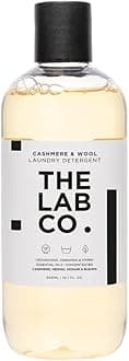 – Cashmere & Wool Laundry Detergent – 300ml (20 Washes) – Gentle Wash for Cashmere, Merino, Mohair & Wool Blends – Hand & Machine Wash Safe – Non-Bio - Myrrh, Cinnamon & Cedarwood Scent