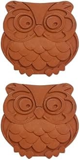 Fox Run Brown Owl Sugar Keeper, 2.5" H x 2" W x 0.4" D