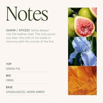 LA JOLIE MUSE Wood Wick 21Oz Sandalwood Scented Candles Soy Wax Candle Large Glass Jar 90 Hours, Gift Candle for